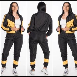 Yellow & Black Wind Breaker